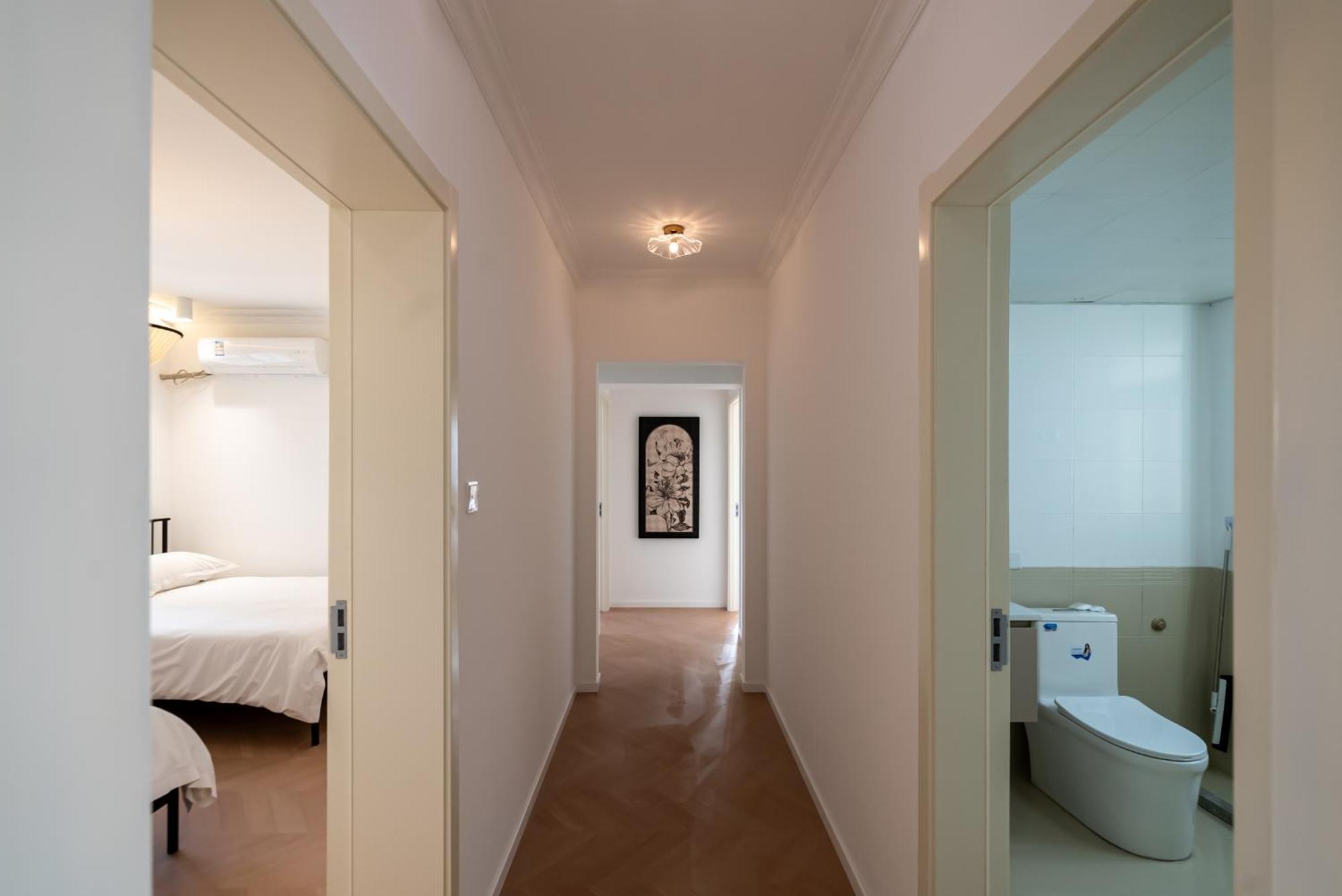 Shanghai Yi Du B&B -Family - Friendly Suite Close To People'S Square And Subway Exteriör bild